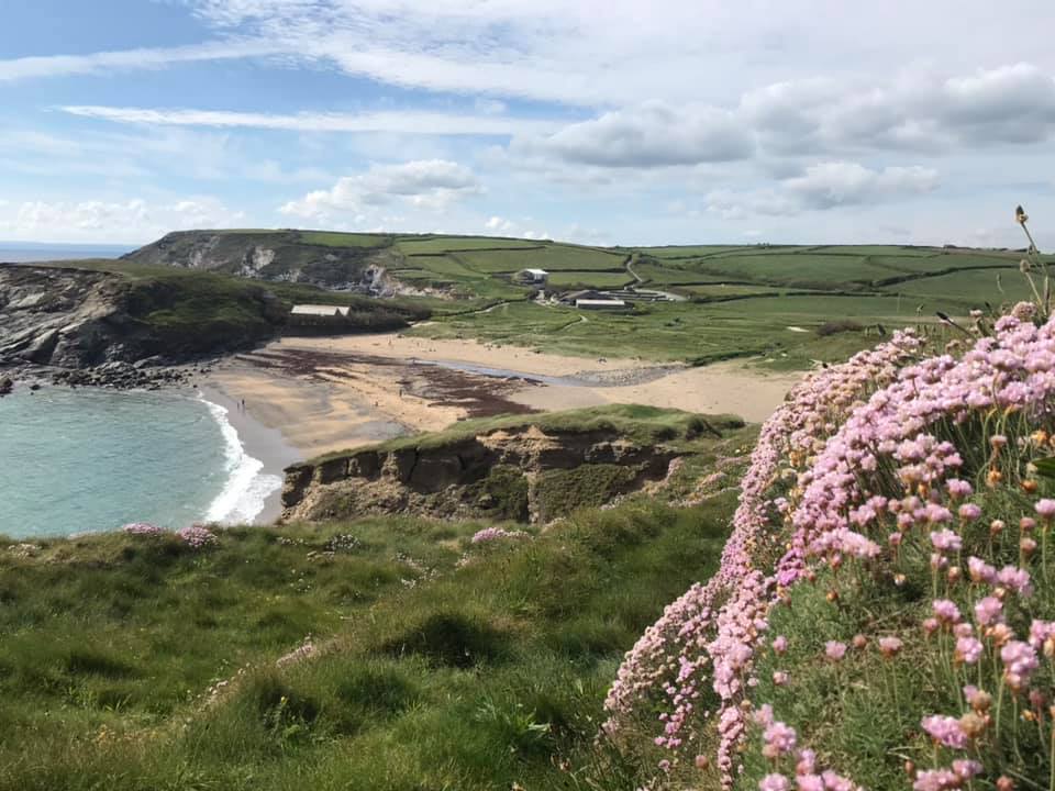 Church Cove from the Cornwall coast path