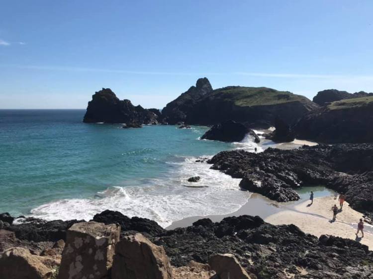 Kynance Cove in West Cornwall