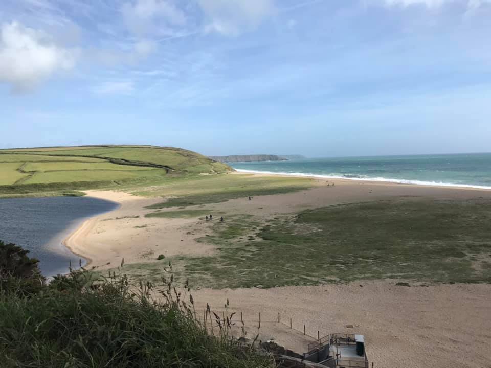 Loe Bar in West Cornwall
